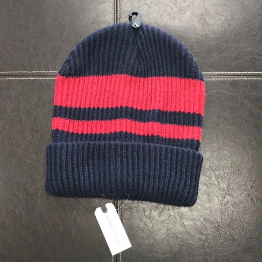Melrose and Market Stripe Knit Beanie - Picture 2 of 2